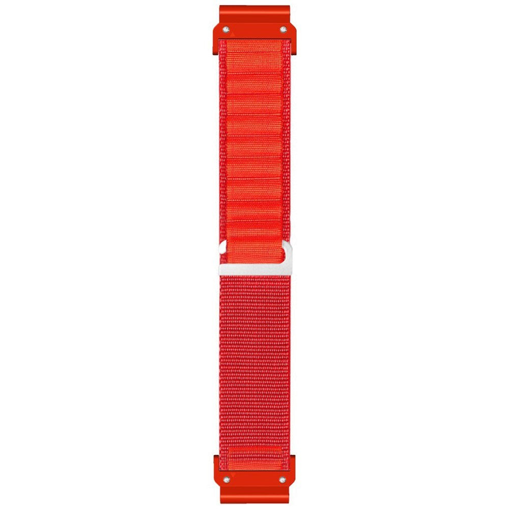 Universal Garmin 22mm QuickFit EIDERWOOD Nylon Remm - Rød