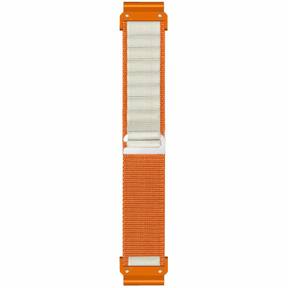 Universal Garmin 26mm Nylon Remm - Oransje / Beige