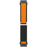 Universal Garmin 26mm Nylon Remm - Svart / Oransje