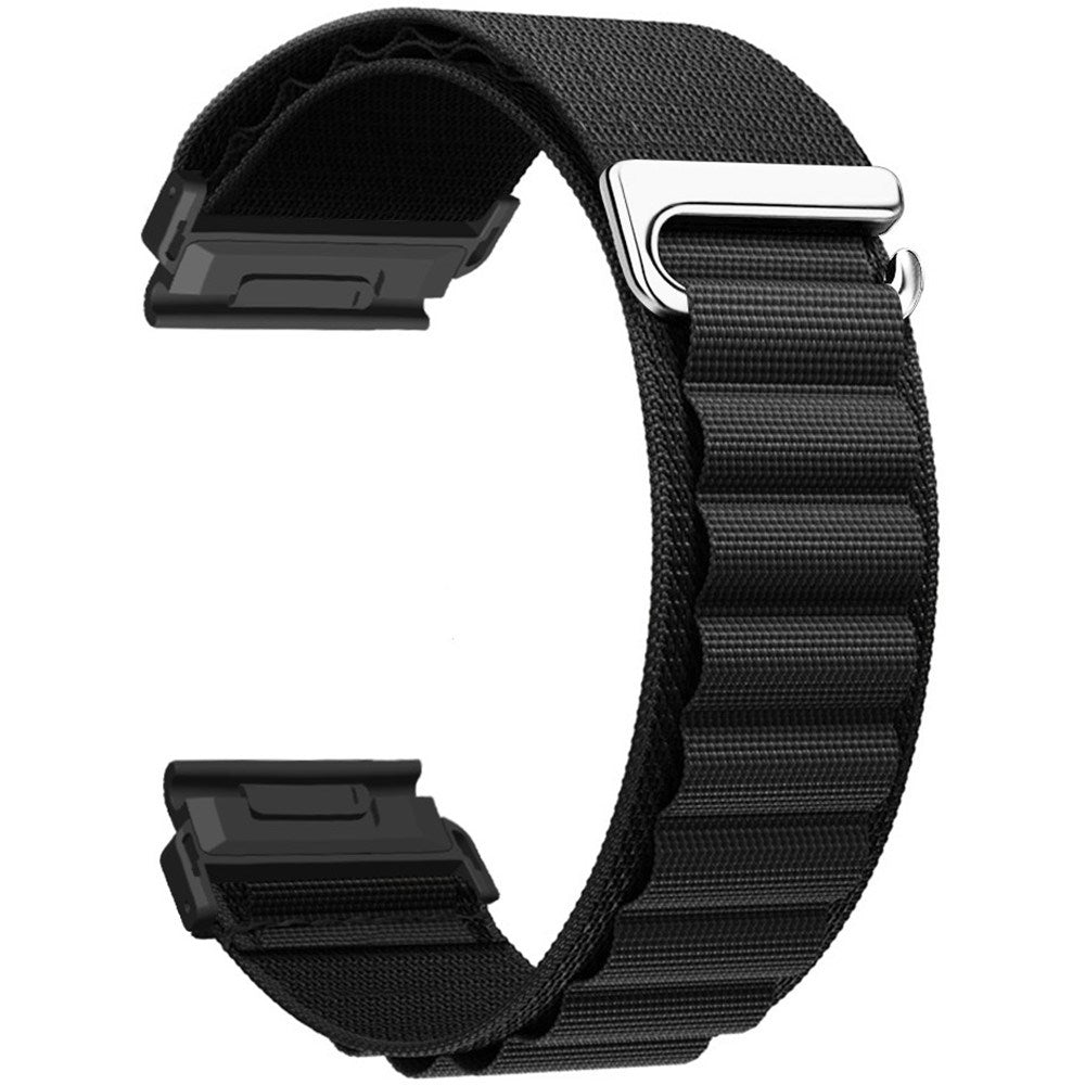 Universal Garmin 26mm Nylon Remm - Svart