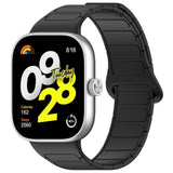 Xiaomi Smart Band 9 Pro / 8 Pro Tofarget Magnetisk Fleksibel Plast Rem - Svart