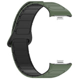 Xiaomi Smart Band 10 Pro / 9 Pro / 8 Pro Tofarget Magnetisk Fleksibel Plast Rem - Grønn / Svart