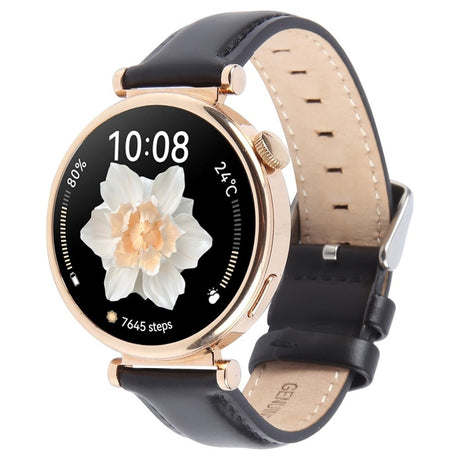 Universell 18mm Lærrem EIDERWOOD – Svart