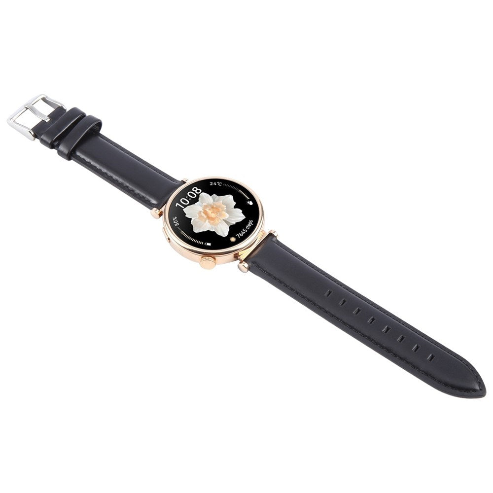 Universell 18mm Lærrem EIDERWOOD – Svart