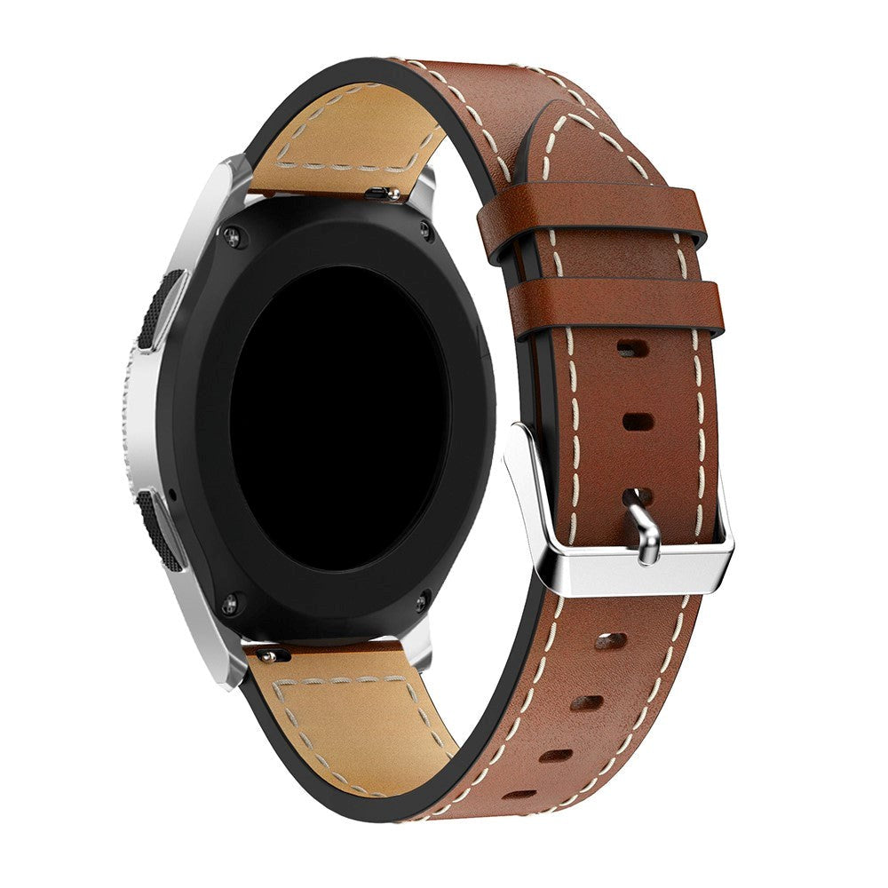 Universal Smartwatch 20mm Klassisk Skinnrem- Brun