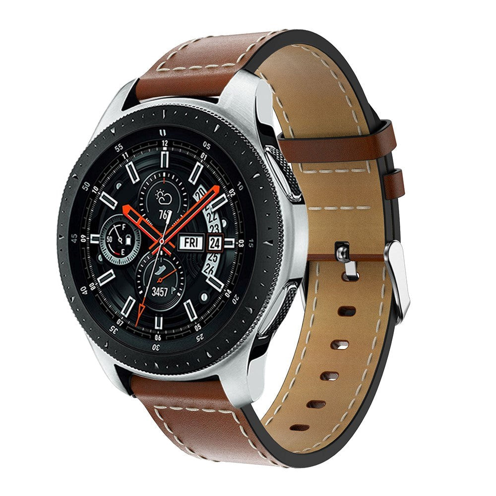 Universal Smartwatch 20mm Klassisk Skinnrem- Brun