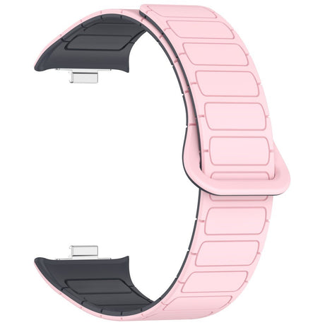 Xiaomi Redmi Watch 5 EIDERWOOD Tofarget Silikonrem - Rosa / Mørkegrå