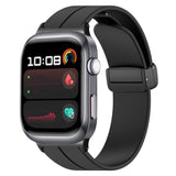 Huawei Watch D2 (48mm) EIDERWOOD Magnetisk Silikon Reim – Svart