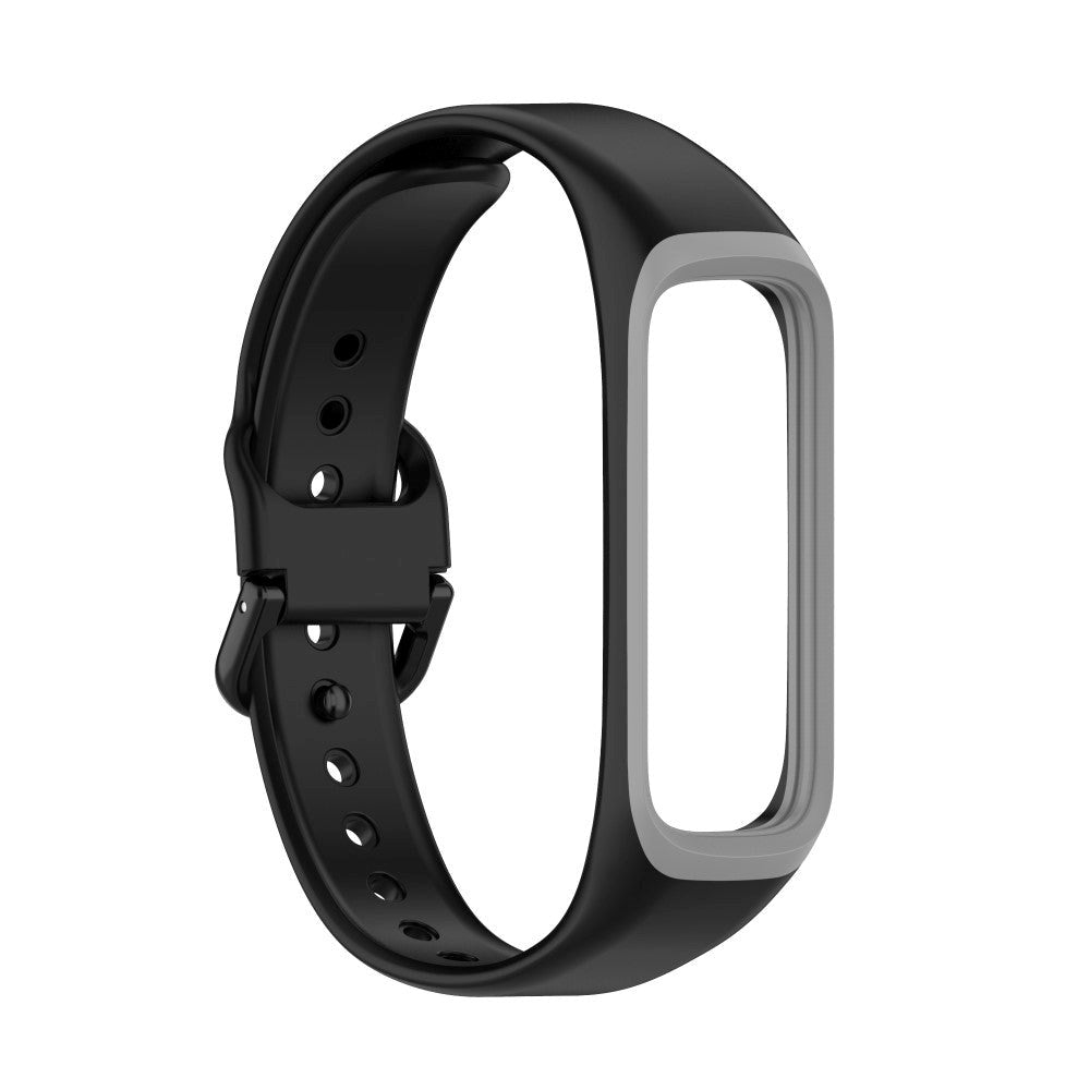 Samsung Galaxy Fit2 Silikon Reim - Svart / Grå