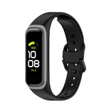 Samsung Galaxy Fit2 Silikon Reim - Svart / Grå