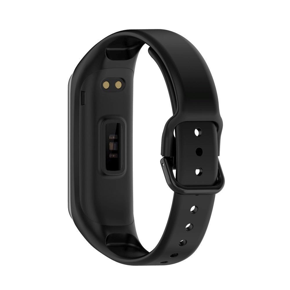 Samsung Galaxy Fit2 Silikon Reim - Svart / Grå