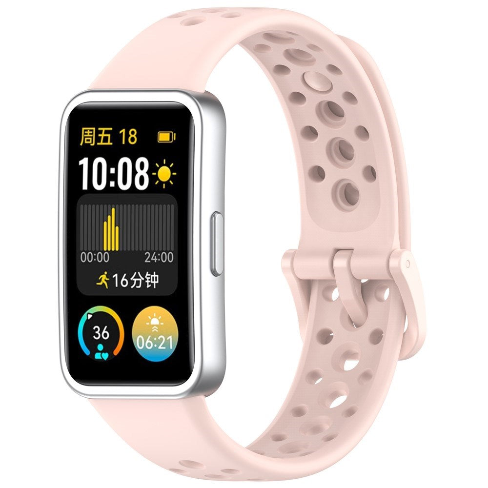 Huawei Band 10 / 9 / 8 EIDERWOOD Silikon Reim – Rosa