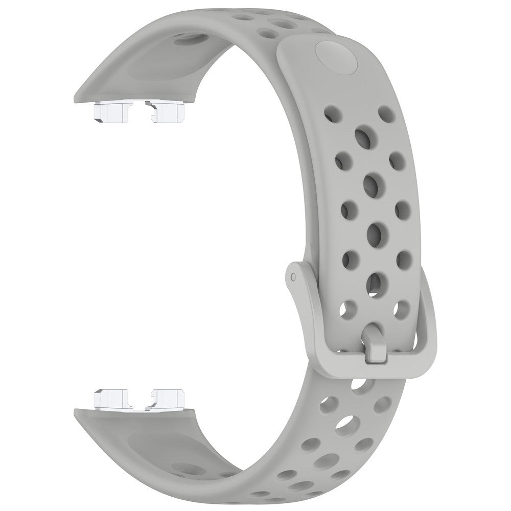Huawei Band 10 / 9 / 8 EIDERWOOD Silikon Reim – Grå