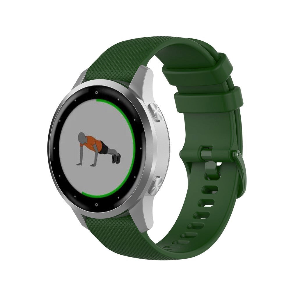 Smartwatch Universal Silikone Rem (18mm) - Militærgrønn