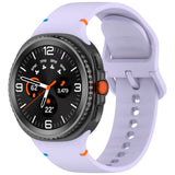 EIDERWOOD Samsung Galaxy Watch 8 / 8 Classic (40 / 44 / 46mm) Silikon Rem m. Søm - Purple
