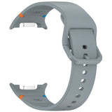 EIDERWOOD Samsung Galaxy Watch 8 / 8 Classic (40 / 44 / 46mm) Silikon Rem m. Søm - Grey