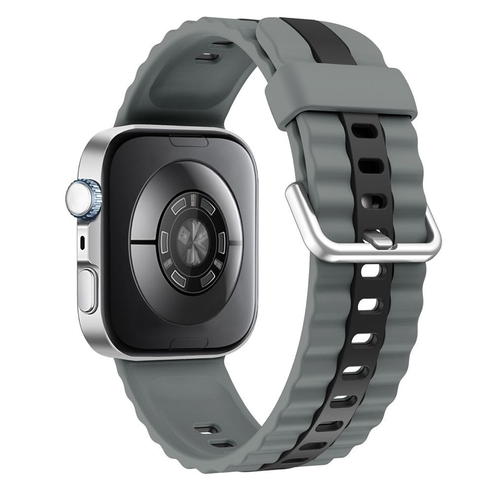 Huawei Watch Fit 4 Pro / 4 / 3 EIDERWOOD Tofarget Silikon Rem - Grå / Svart