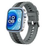Huawei Watch Fit 5 Pro / 5 / 4 Pro / 4 / 3 EIDERWOOD Tofarget Silikon Rem - Grå / Svart