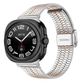 EIDERWOOD Samsung Galaxy Watch 8 / 8 Classic (40 / 44 / 46mm) Stål Rem - Sølv / Rosegull