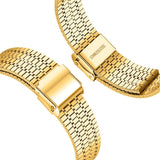 EIDERWOOD Samsung Galaxy Watch 8 / 8 Classic (40 / 44 / 46mm) Stål Rem - Gull