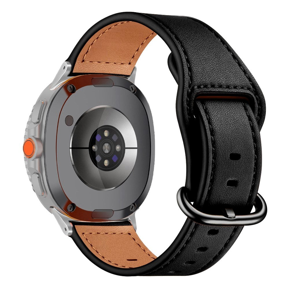 Samsung Galaxy Watch 8 / 8 Classic (40 / 44 / 46mm) Kunstskinn Rem - Svart