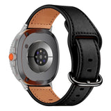 Samsung Galaxy Watch 8 / 8 Classic (40 / 44 / 46mm) Kunstskinn Rem - Svart