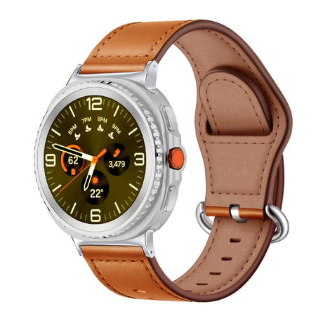 Samsung Galaxy Watch 8 / 8 Classic (40 / 44 / 46mm) Kunstskinn Rem - Brun