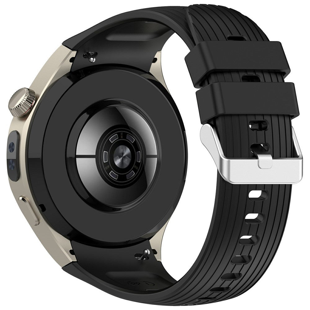 Huawei Watch 5 (46mm) EIDERWOOD Silikon Reim – Svart