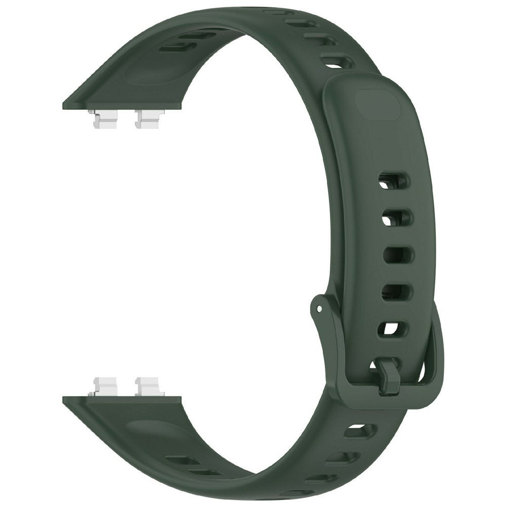 Huawei Band 11 / 11 Pro EIDERWOOD Silikonrem - Mørkegrønn