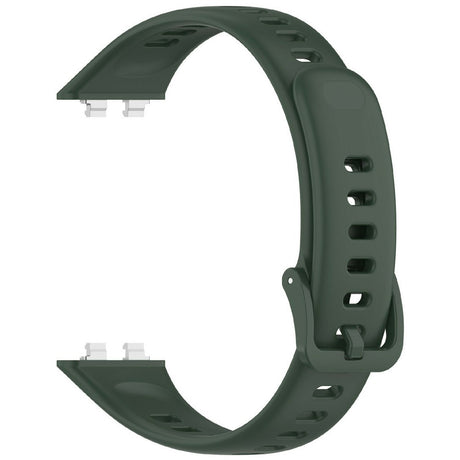 Huawei Band 11 / 11 Pro EIDERWOOD Silikonrem - Mørkegrønn