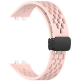 Huawei Band 11 / 11 Pro EIDERWOOD Perforert Silikonrem - Rosa
