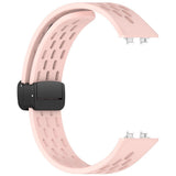 Huawei Band 11 / 11 Pro EIDERWOOD Perforert Silikonrem - Rosa