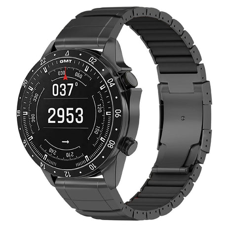 Universal Garmin 22mm QuickFit EIDERWOOD Titanium Reim m. Farget Silikon - Svart