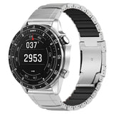Universal Garmin 26mm QuickFit EIDERWOOD Titanium Reim m. Farget Silikon - Sølv / Svart
