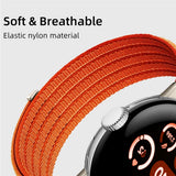 Google Pixel Watch 4 / 3 / 2 / 1 (41mm) EIDERWOOD Nylon Klokkerem – Svart