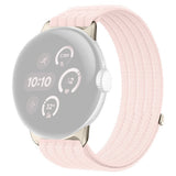 Google Pixel Watch 4 / 3 / 2 / 1 (41mm) EIDERWOOD Nylon Klokkerem – Rosa