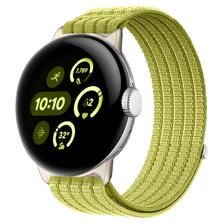 Google Pixel Watch 4 / 3 / 2 / 1 (41mm) EIDERWOOD Nylon Klokkerem – Grønn