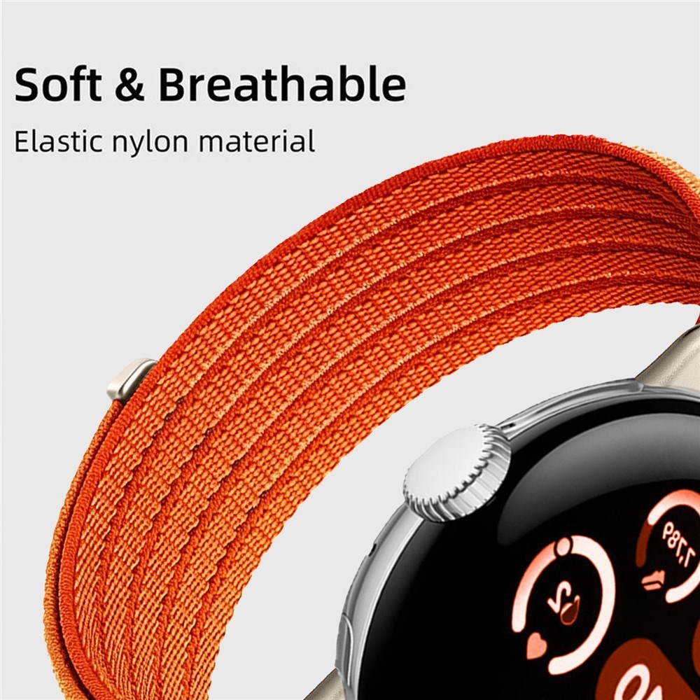 Google Pixel Watch 4 / 3 / 2 / 1 (41mm) EIDERWOOD Nylon Klokkerem – Grønn