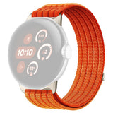 Google Pixel Watch 4 / 3 (45mm) EIDERWOOD Nylon Klokkerem – Oransje