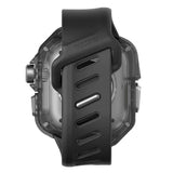 Apple Watch Ultra 4 / 3 / 2 / 1 (49mm) AULUMU Reim m. Innebygd Plast Deksel - Svart
