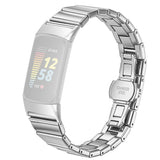 Fitbit Charge 6 / 5 EIDERWOOD Metall Klokkereim - Sølv