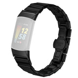 Fitbit Charge 6 / 5 EIDERWOOD Metall Klokkereim - Svart