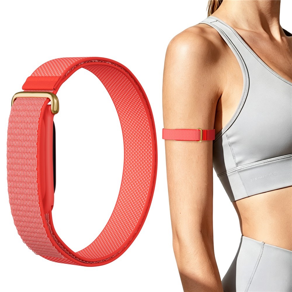 Google Fitbit Air EIDERWOOD Nylon Løpearmbånd - Rød