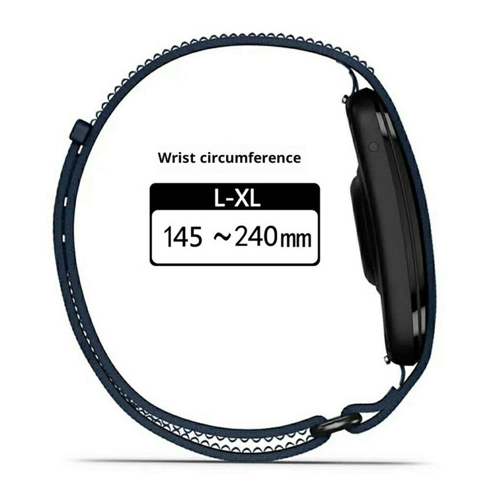 Garmin CIRQA Smart Band EIDERWOOD Nylon - Str. L-XL - Dyp Rosa
