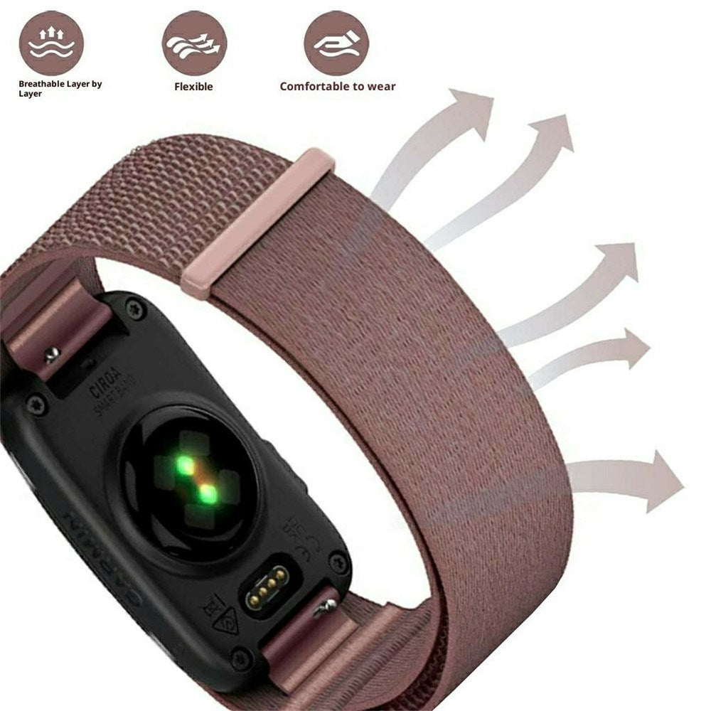 Garmin CIRQA Smart Band EIDERWOOD Nylon - Str. S-M - Blå
