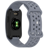 Garmin CIRQA Smart Band EIDERWOOD Silikon Reim m. Ventilasjonshull - Blågrå