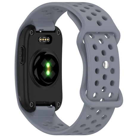 Garmin CIRQA Smart Band EIDERWOOD Silikon Reim m. Ventilasjonshull - Blågrå