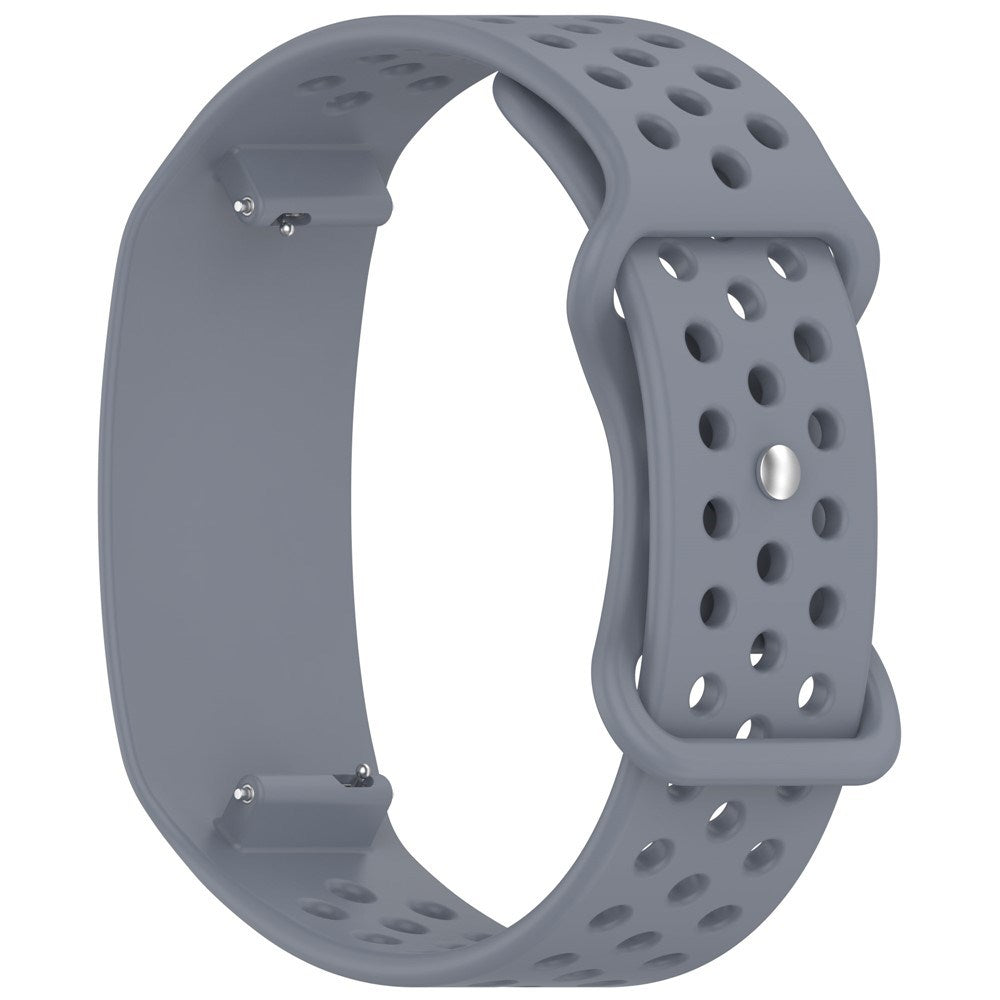 Garmin CIRQA Smart Band EIDERWOOD Silikon Reim m. Ventilasjonshull - Blågrå