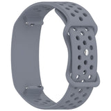 Garmin CIRQA Smart Band EIDERWOOD Silikon Reim m. Ventilasjonshull - Blågrå