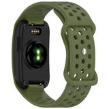 Garmin CIRQA Smart Band EIDERWOOD Silikon Reim m. Ventilasjonshull - Grønn
